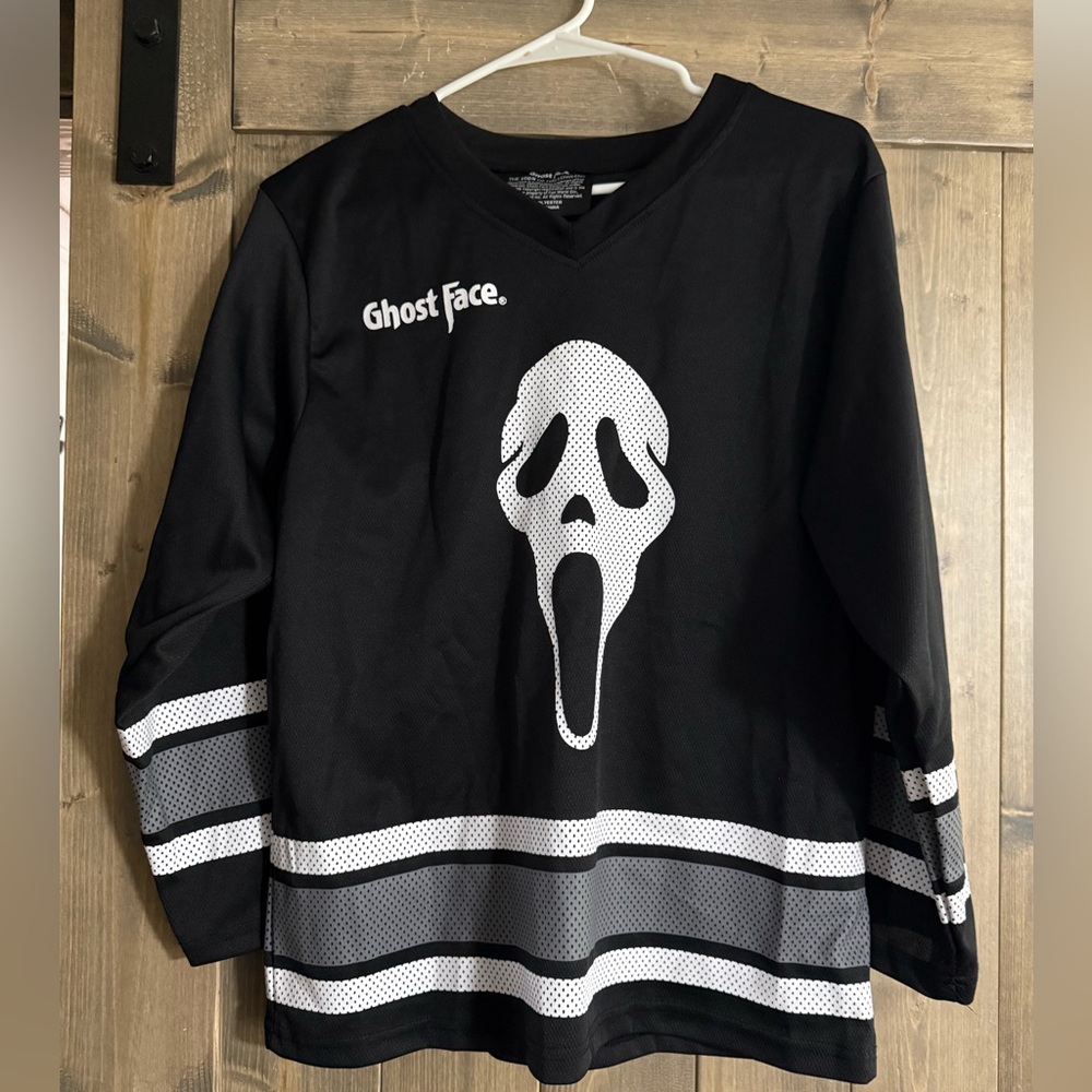Ghost Face Black and White Men's Jersey